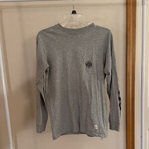 Limited Edition Vans/Marvel Collab Spider-Man Heather Gray Long Sleeve Tee